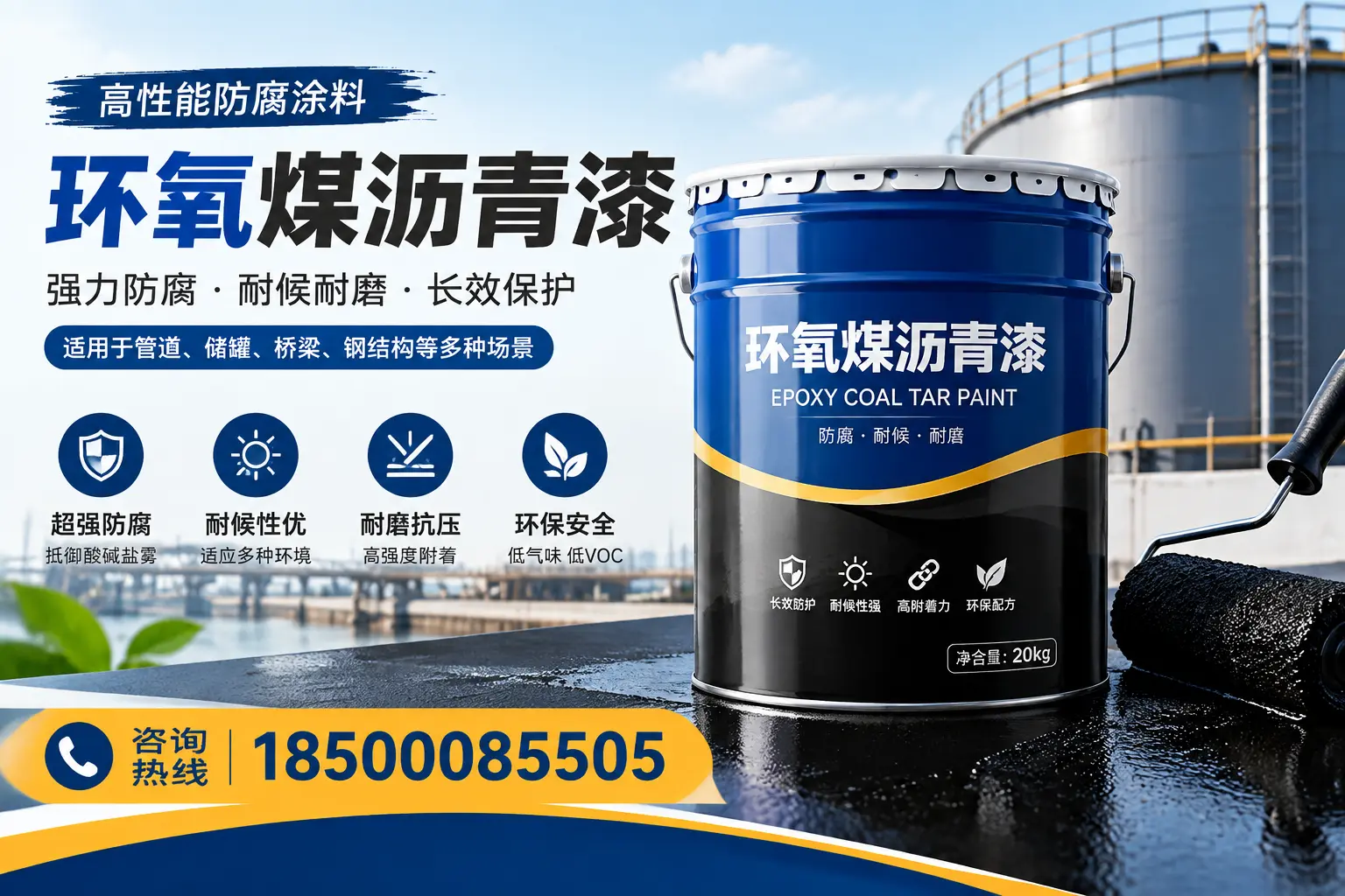 环氧煤沥青漆的施工步骤详解，苏州装修必备知识